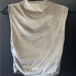 Abercrombie & Fitch Cream Crop Top